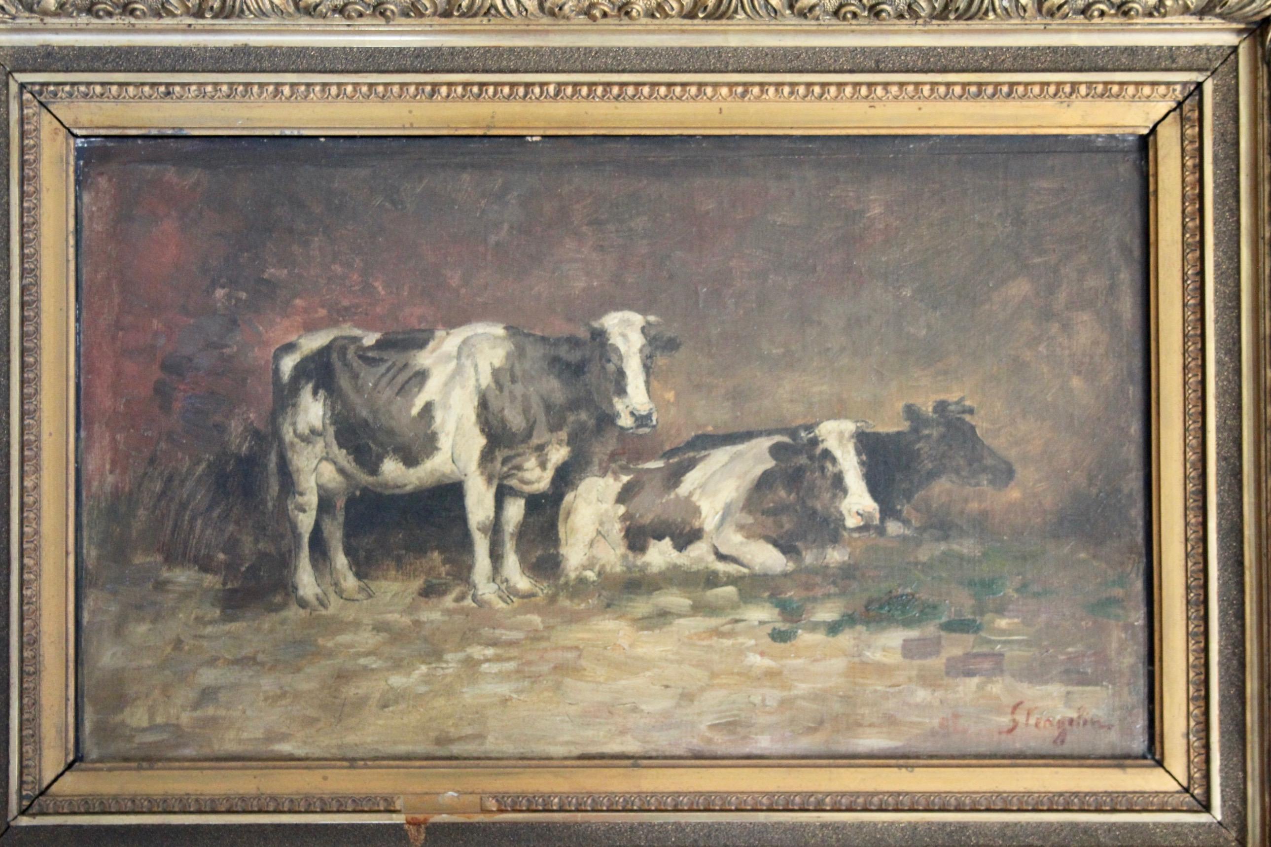 Oil on panel decorative painting In Good Condition In grand Lancy, CH