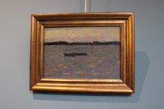 Frank Edwin Scott, oil on panel
