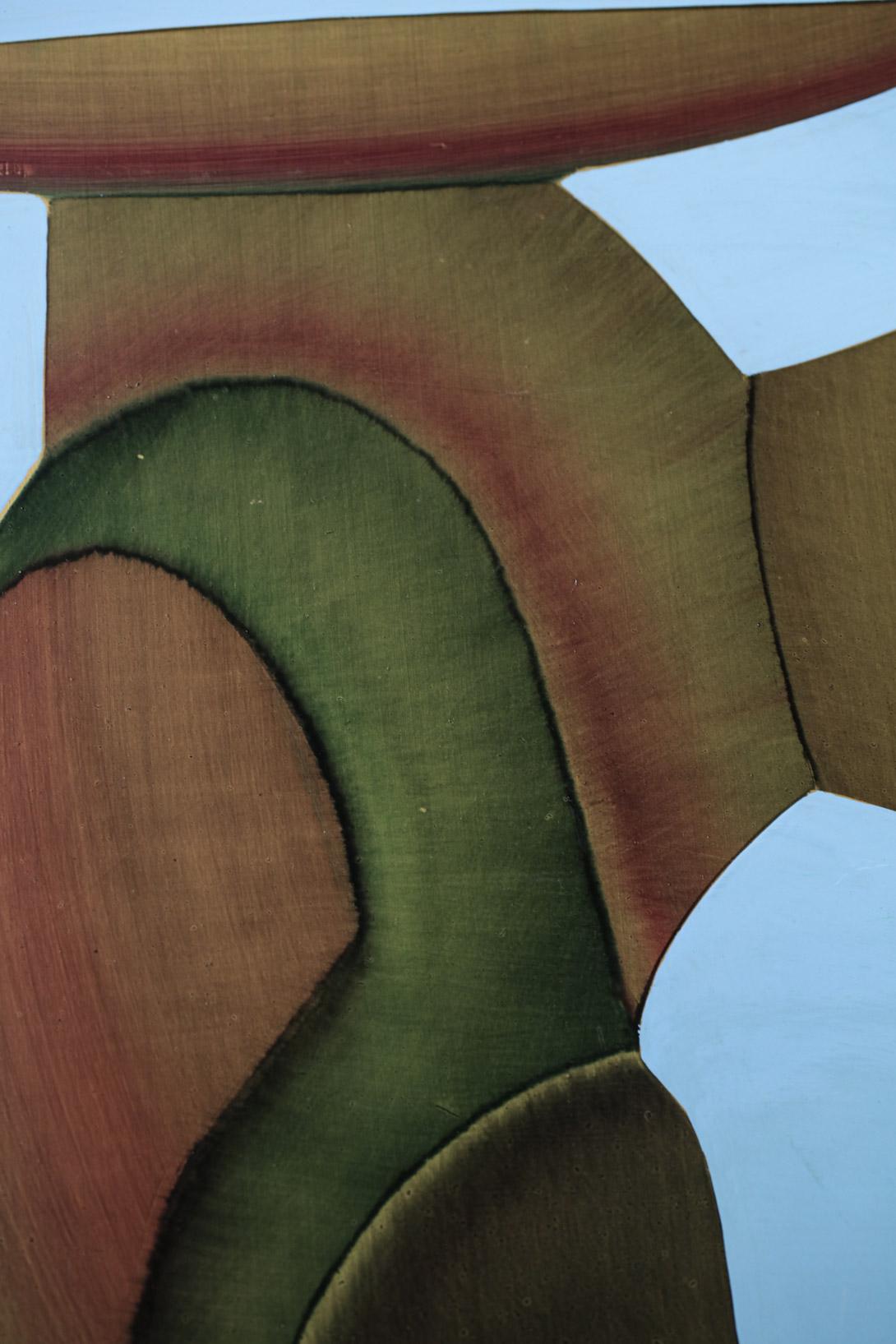 Óleo sobre tabla Pintura Guy Dessauges Años 70 Artista suizo, 139/17 en venta 1