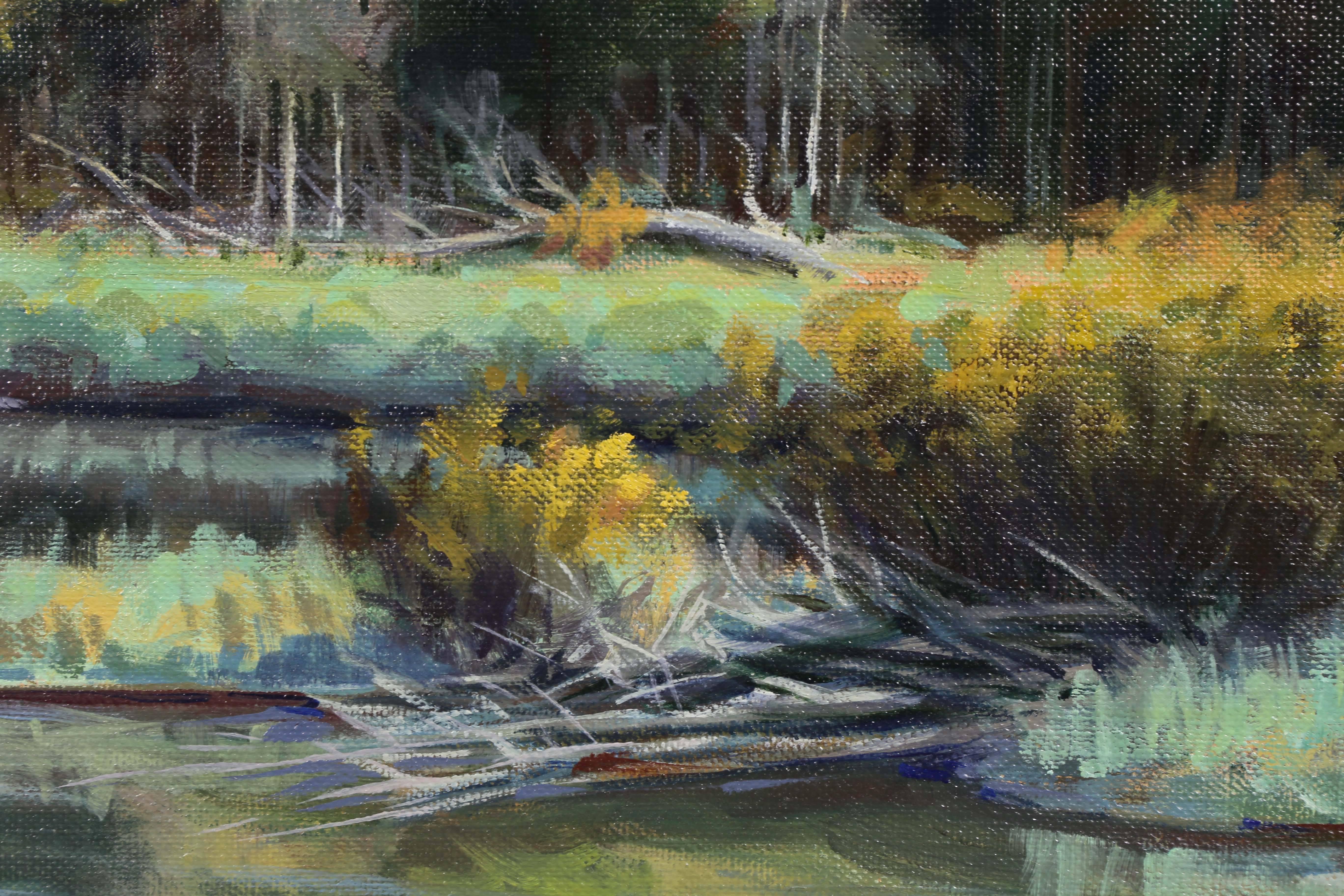 Contemporary Oil on Panel Landscape by Jerry Antolik