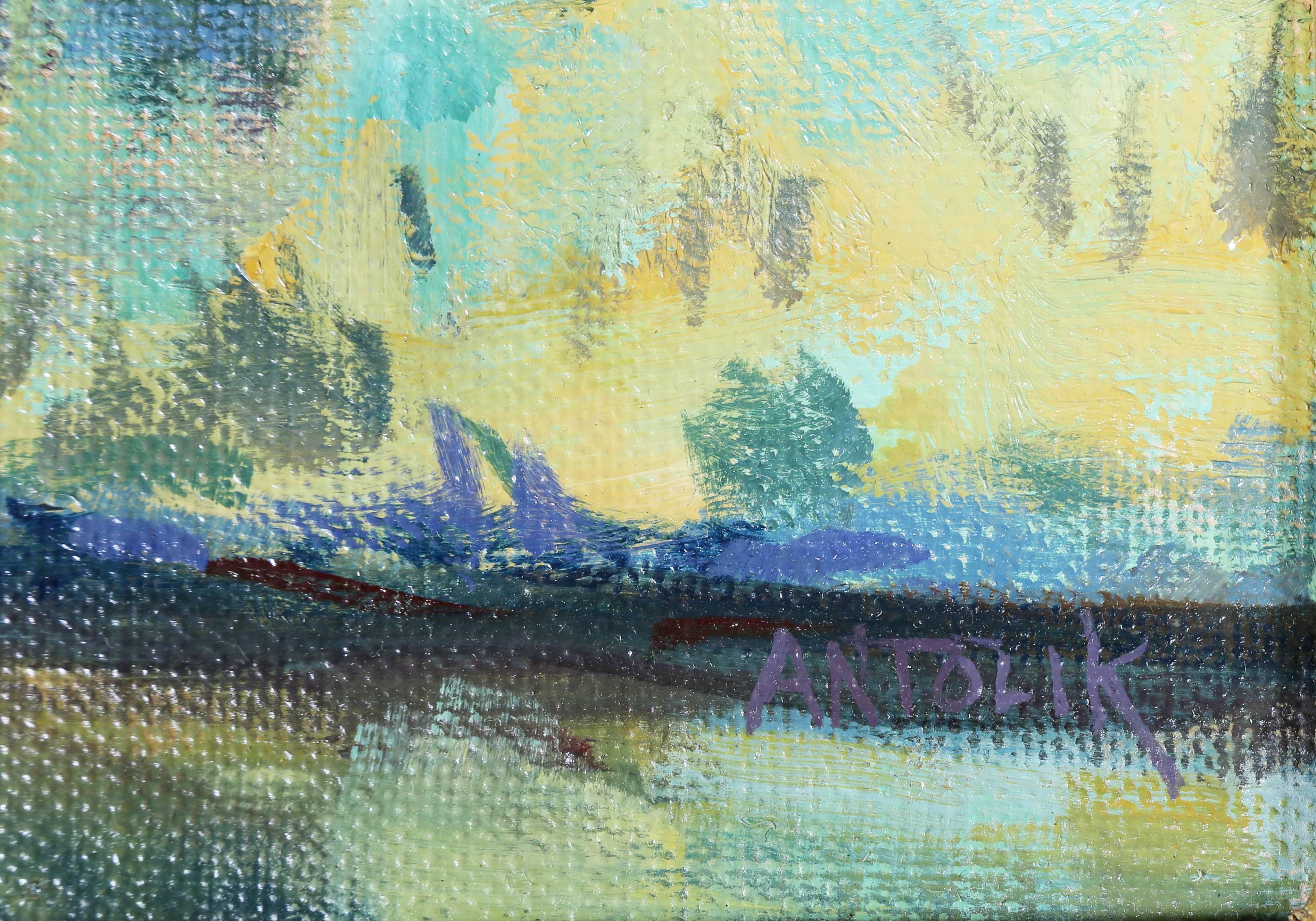 Oil on Panel Landscape by Jerry Antolik 1