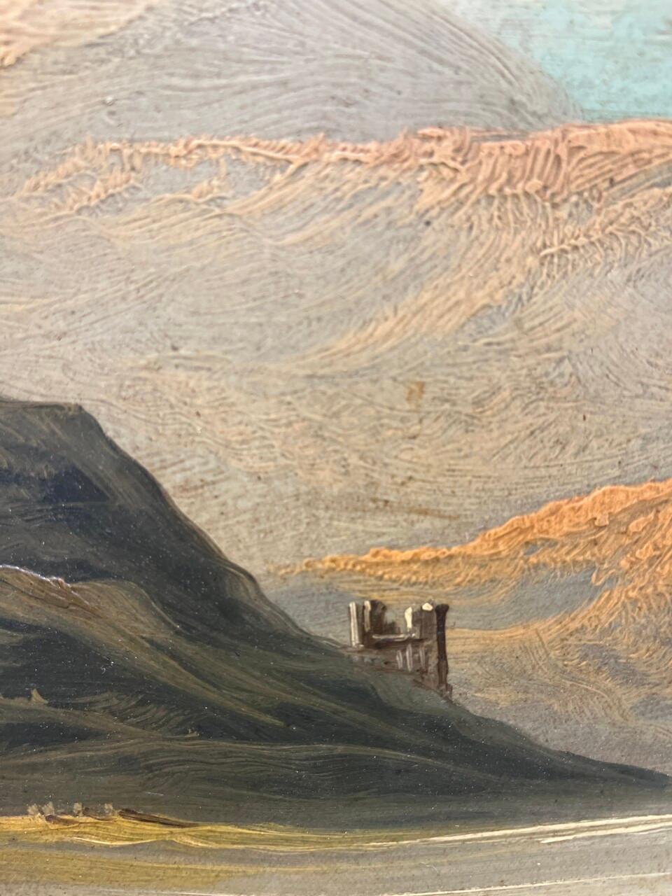 Country Oil on Panel Landscape Roberto A.K. Marshall For Sale