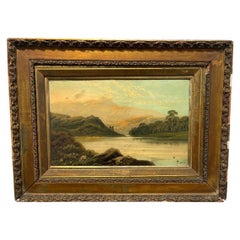Óleo sobre tabla Paisaje Roberto A.K. Marshall