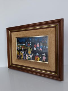 Oil on Skin by Luis Millingalli, Ecuador, 1990s