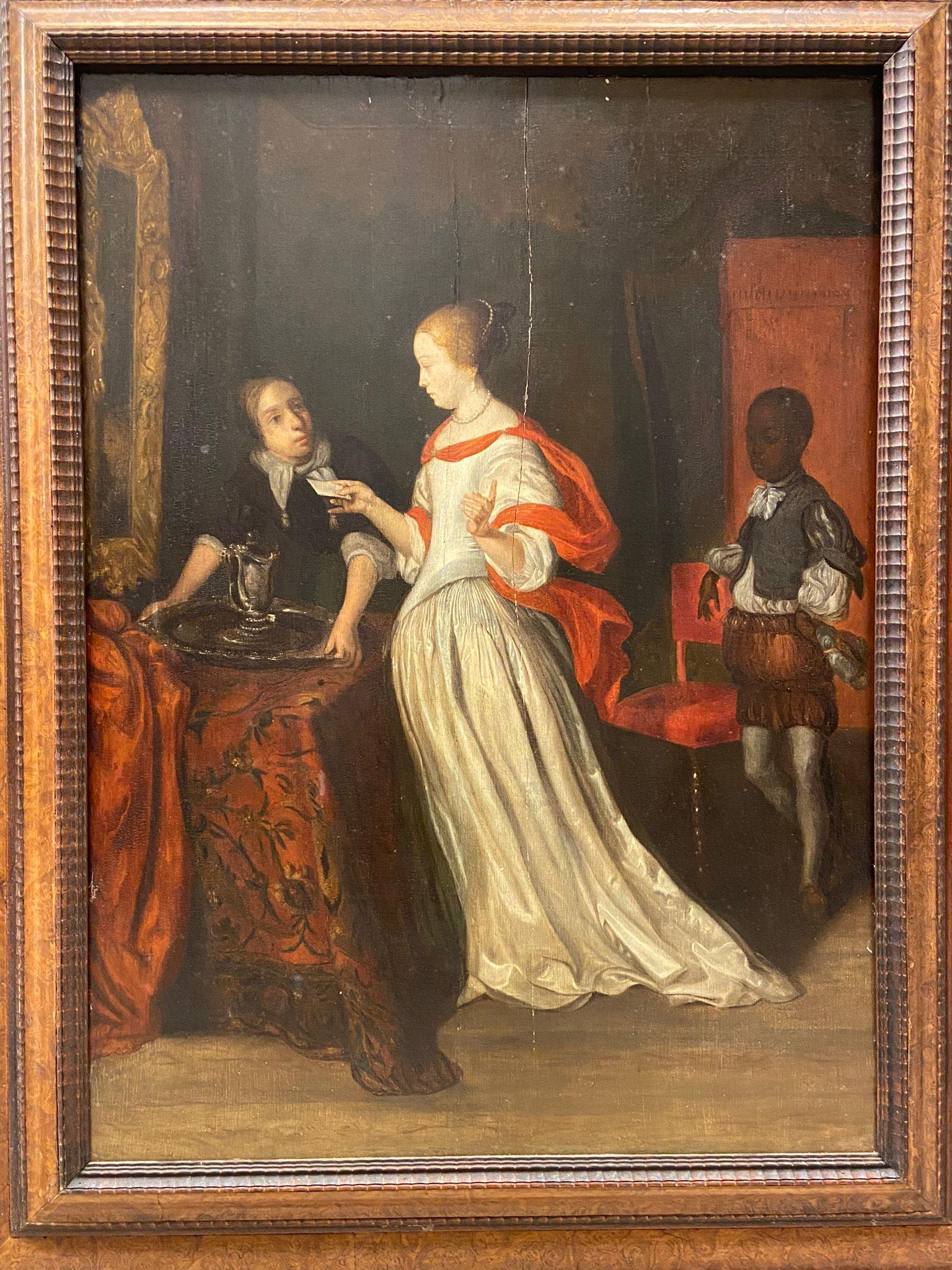 18th Century and Earlier Oil on table Dutch school, 