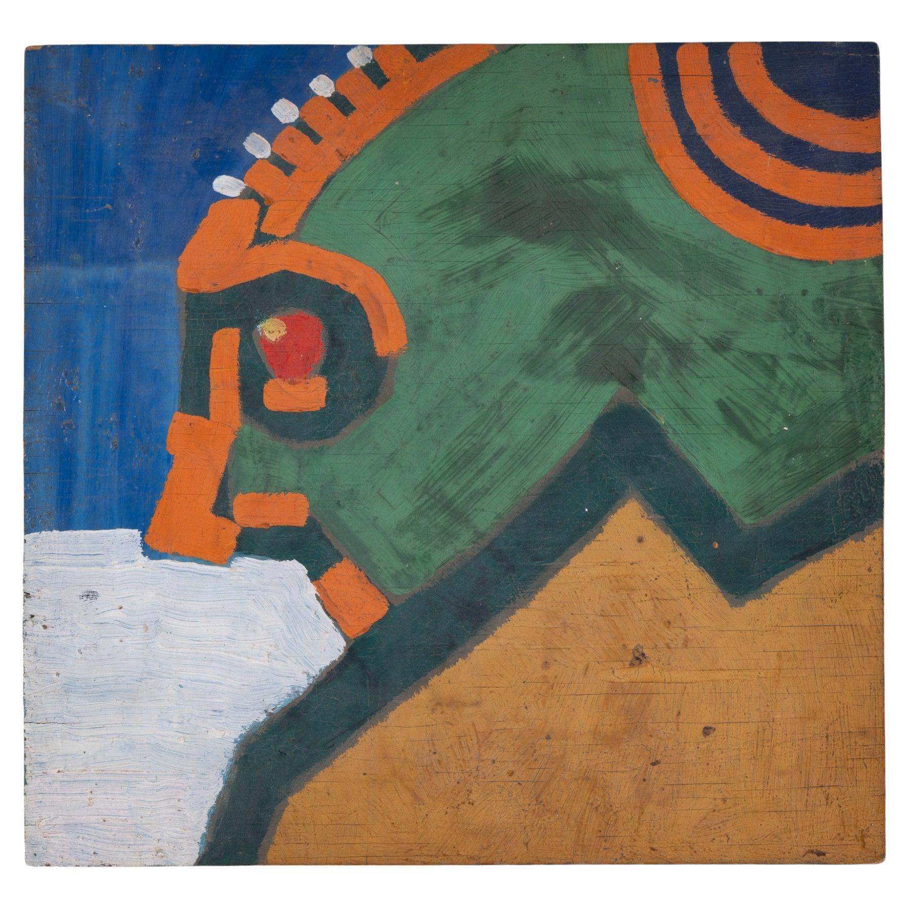 Oil on wood panel by Henry Heerup