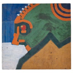 Oil on wood panel by Henry Heerup