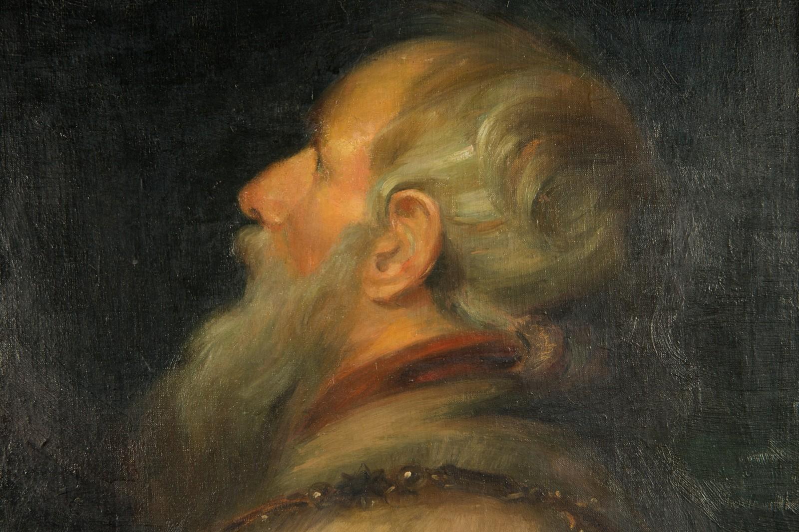 Unbekannter Künstler, Gemälde, Öl auf Leinwand, nach Peter Paul Rubens 