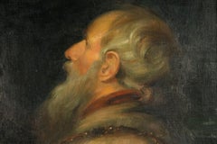 Oil Painting after Peter Paul Rubens "King David Playing the Harp"