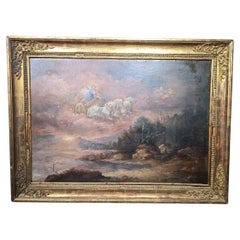 Oil Painting: Allegory of Dawn – French School, 18th Century