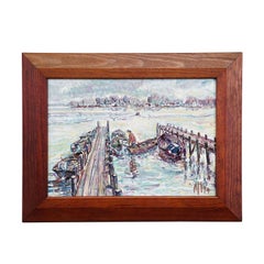 Oil Painting by Alexander Michael - 'Return to the Island', Lake Chiemsee