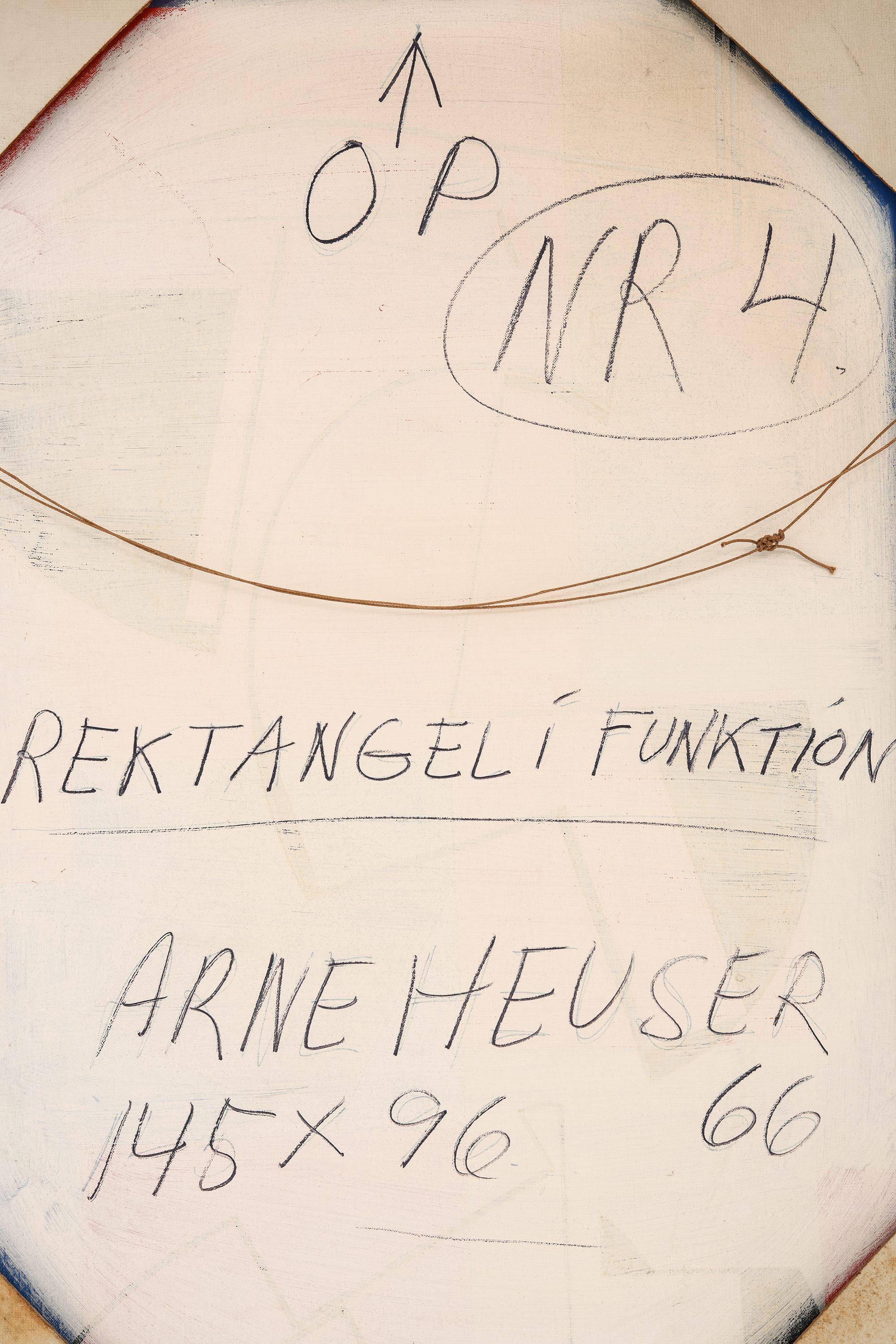 Peinture à l'huile d'Arne Heuser, 1966 Bon état - En vente à Limhamn, Skåne län