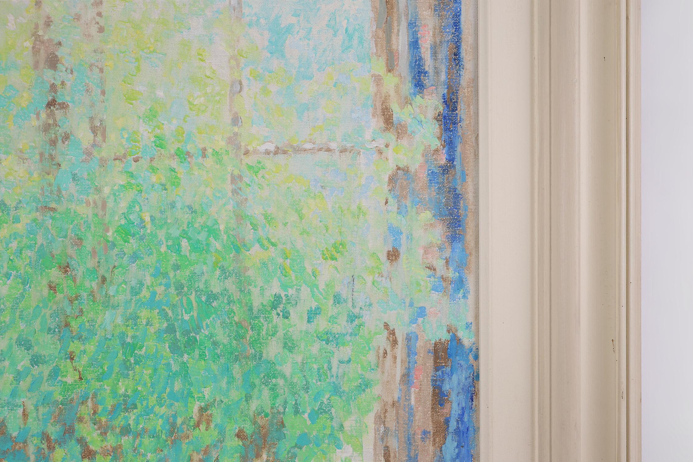 Mid-20th Century Oil Painting by Belgian artist Theo van Rintel, ca. 1960 For Sale