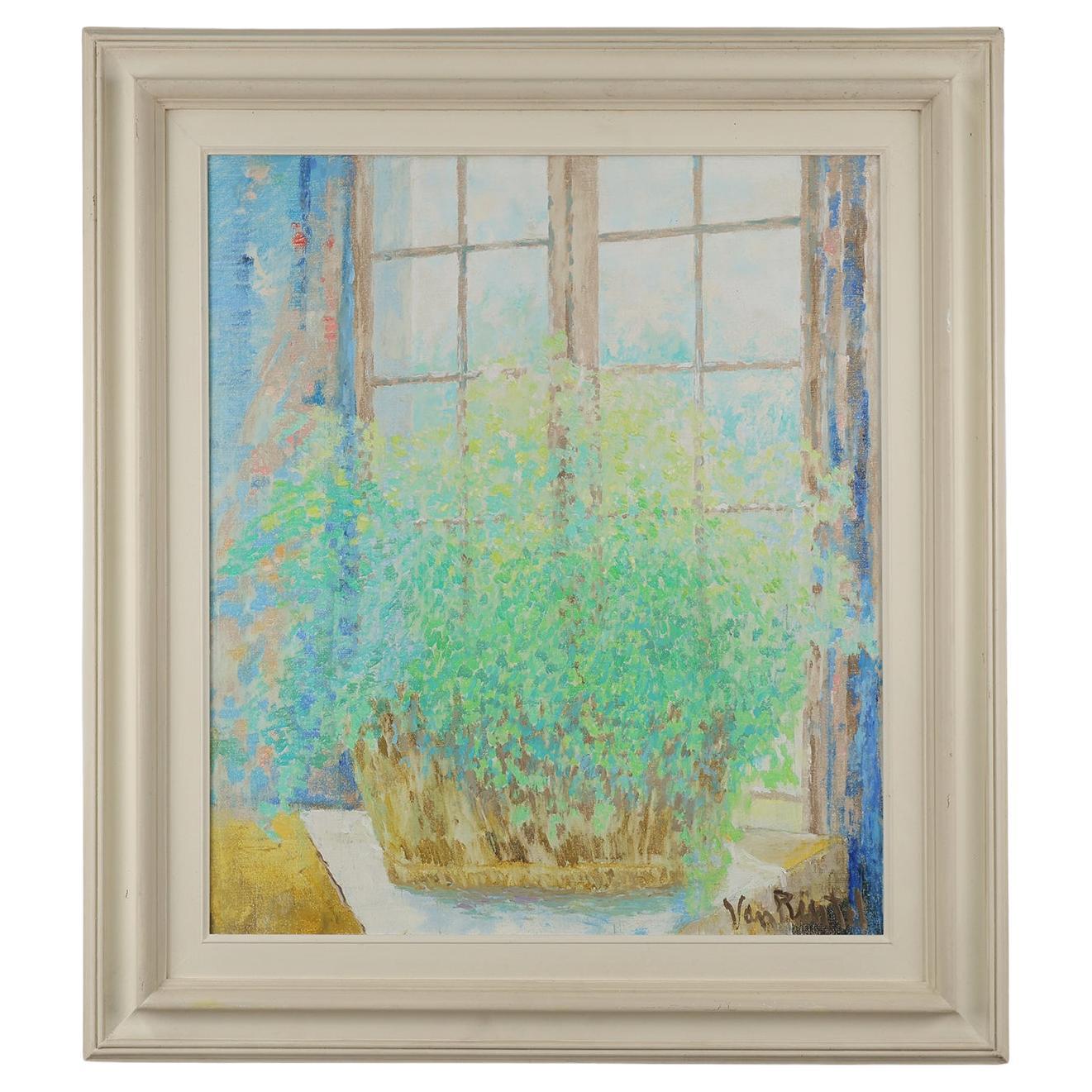 Oil Painting by Belgian artist Theo van Rintel, ca. 1960