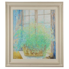 Pintura al óleo del artista belga Theo van Rintel, ca. 1960