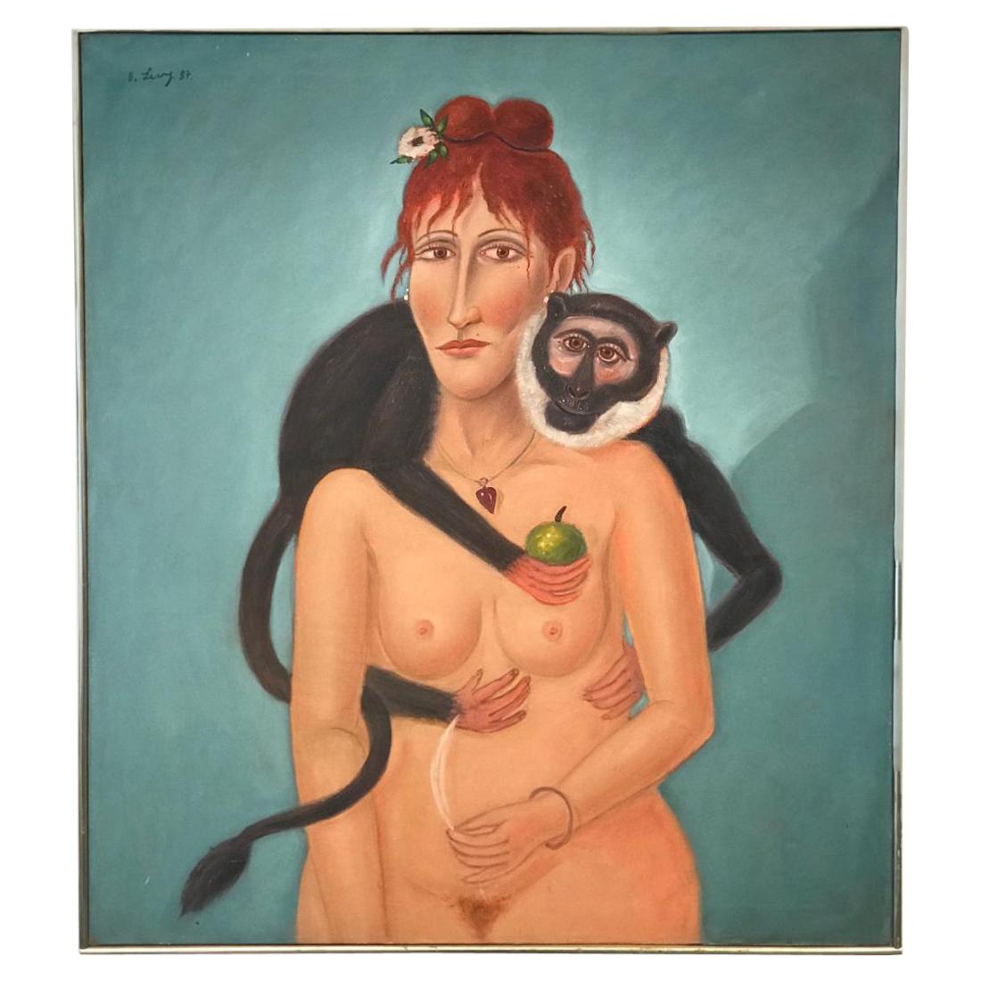 Oil Painting by Benjamin Levi For Sale