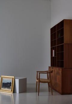 Oil Painting by Danish Artist Jack Kampmann, "Faroe Islands Scene", 1960s