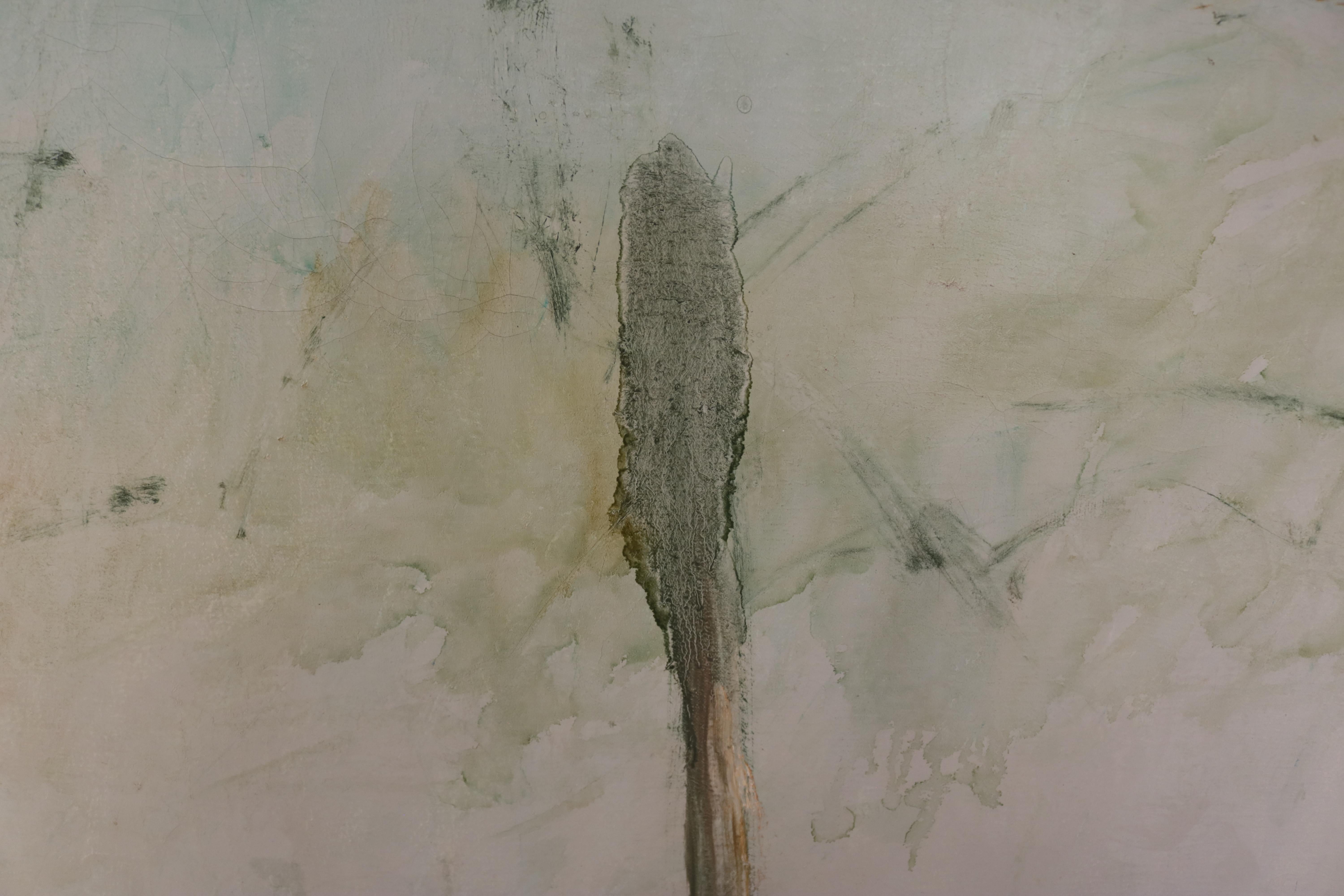Minimalist painting by Dorothy Kleinberg.
Signed with her initial letters and dated 1966.