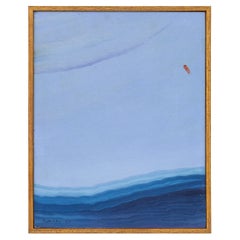 Oil Painting by Harry Booström, Sweden, 1967