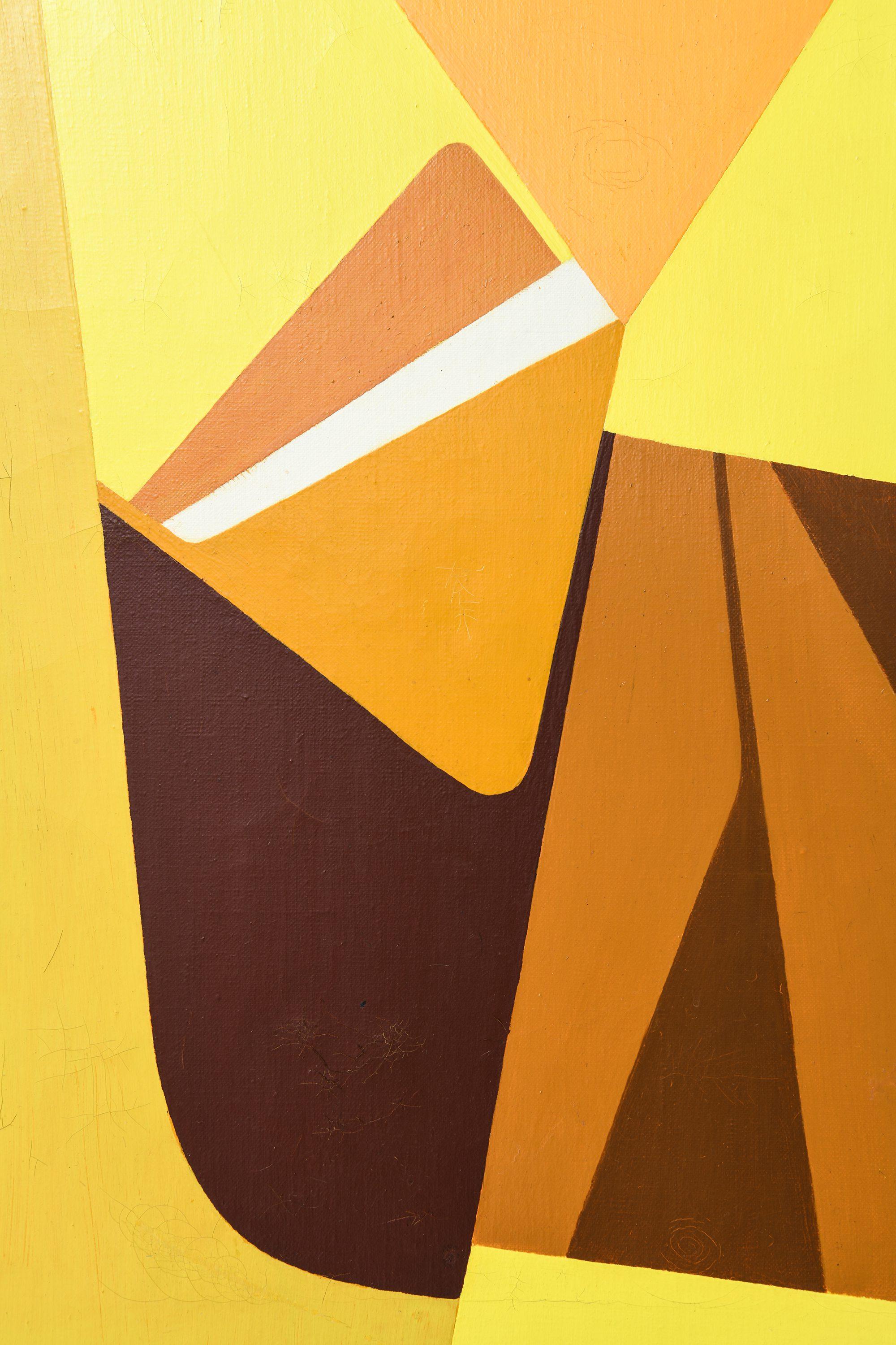 Pintura al óleo de Ib Geertsen, 1959 Escandinavo moderno en venta