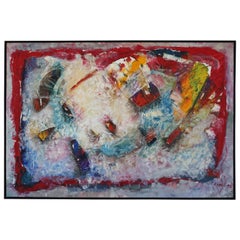 Pintura al óleo de Jerry Frost, 1992 Pintura al óleo de Jerry Frost, 1992