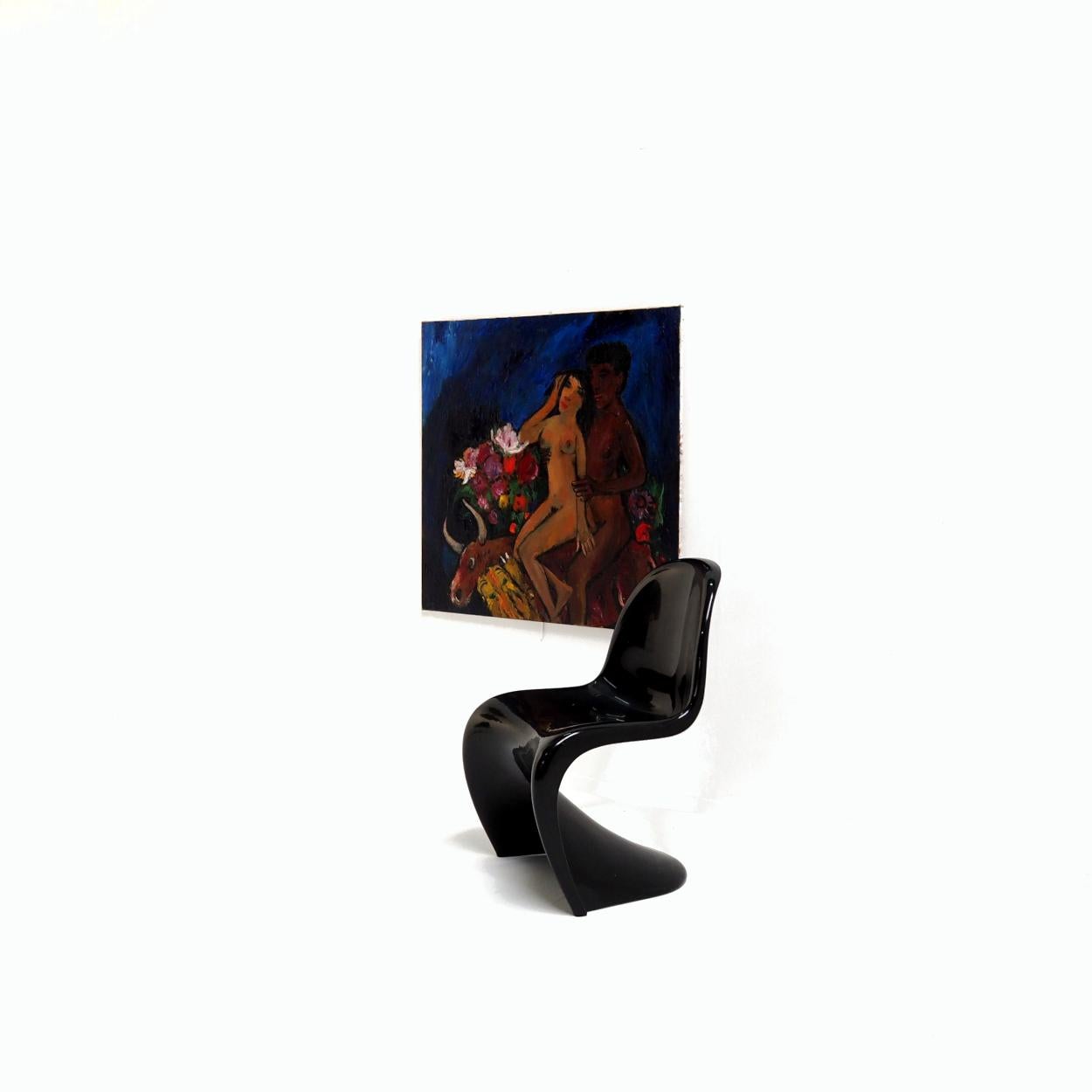 Late 20th Century Oil Painting by Theo van der Horst, The Netherlands 1970s For Sale