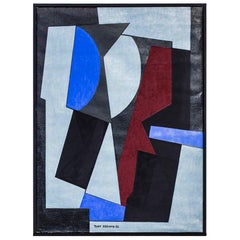 Ölgemälde von Tore Nyberg, Schweden, 1956
