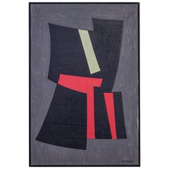 Pittura a olio di Tore Nyberg, Svezia, 1957