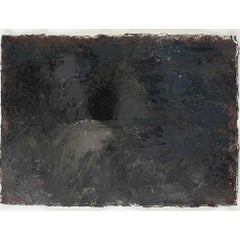 Chemin Oil Painting on Paper, Contemporary Style, Signed, 2018