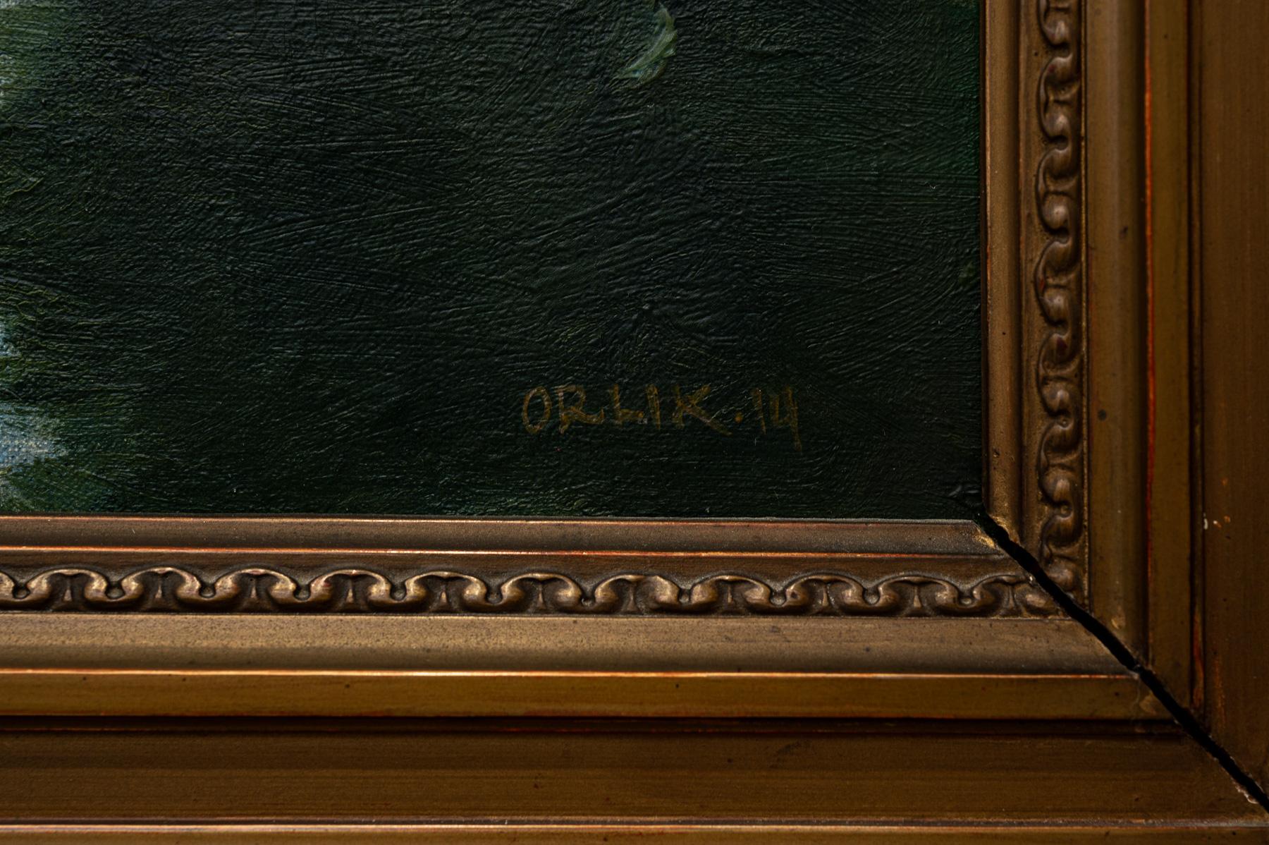 Pintura al óleo Emil Orlik 