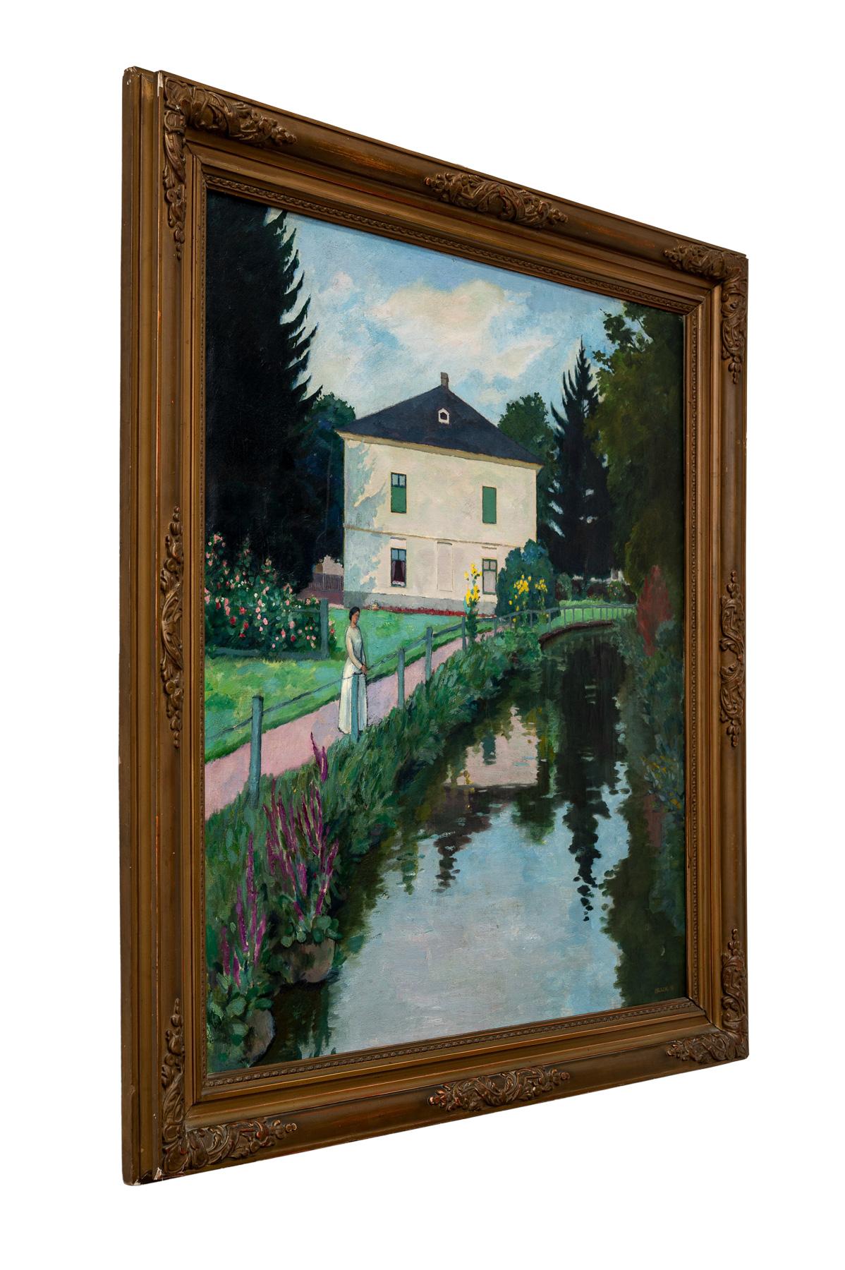 Pintura al óleo Emil Orlik 