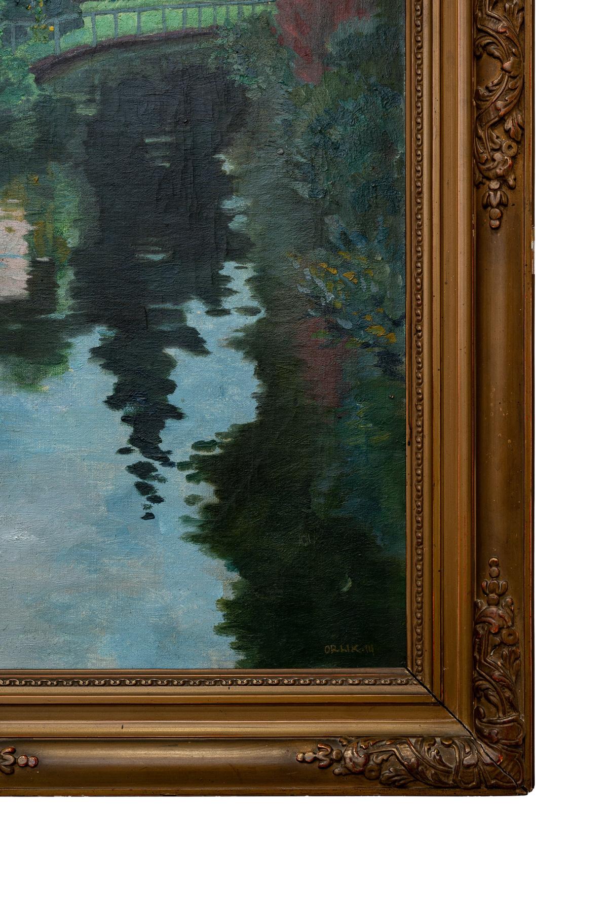 Pintura al óleo Emil Orlik 