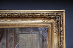 Oil Painting Empress Maria Theresa in Hungary, circa 1860