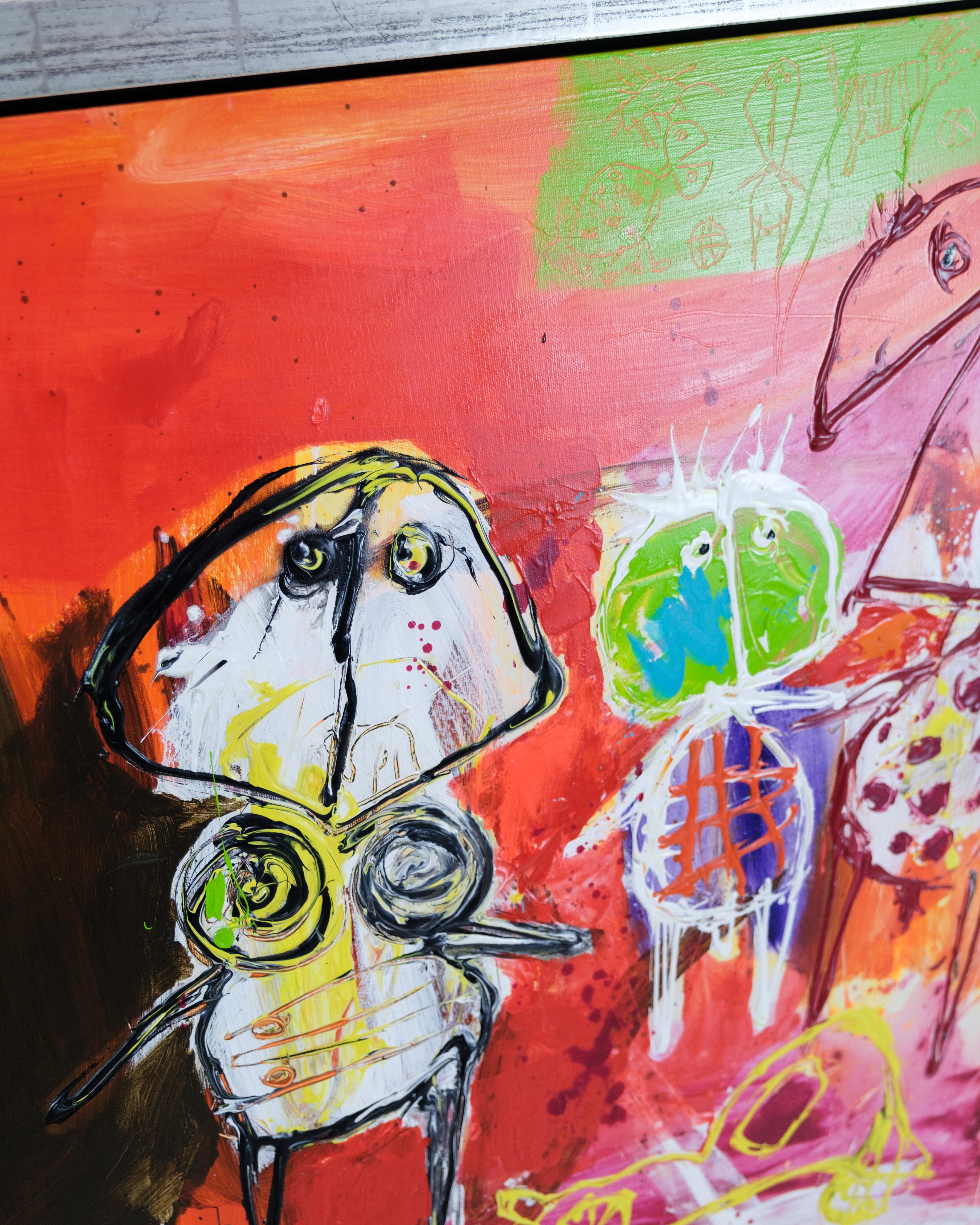 Cette peinture à l'huile a été créée par l'artiste danois Finn Sørensen en 2006 et s'intitule 