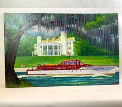 Oil Painting Florida Intracoastal in the 1930’s