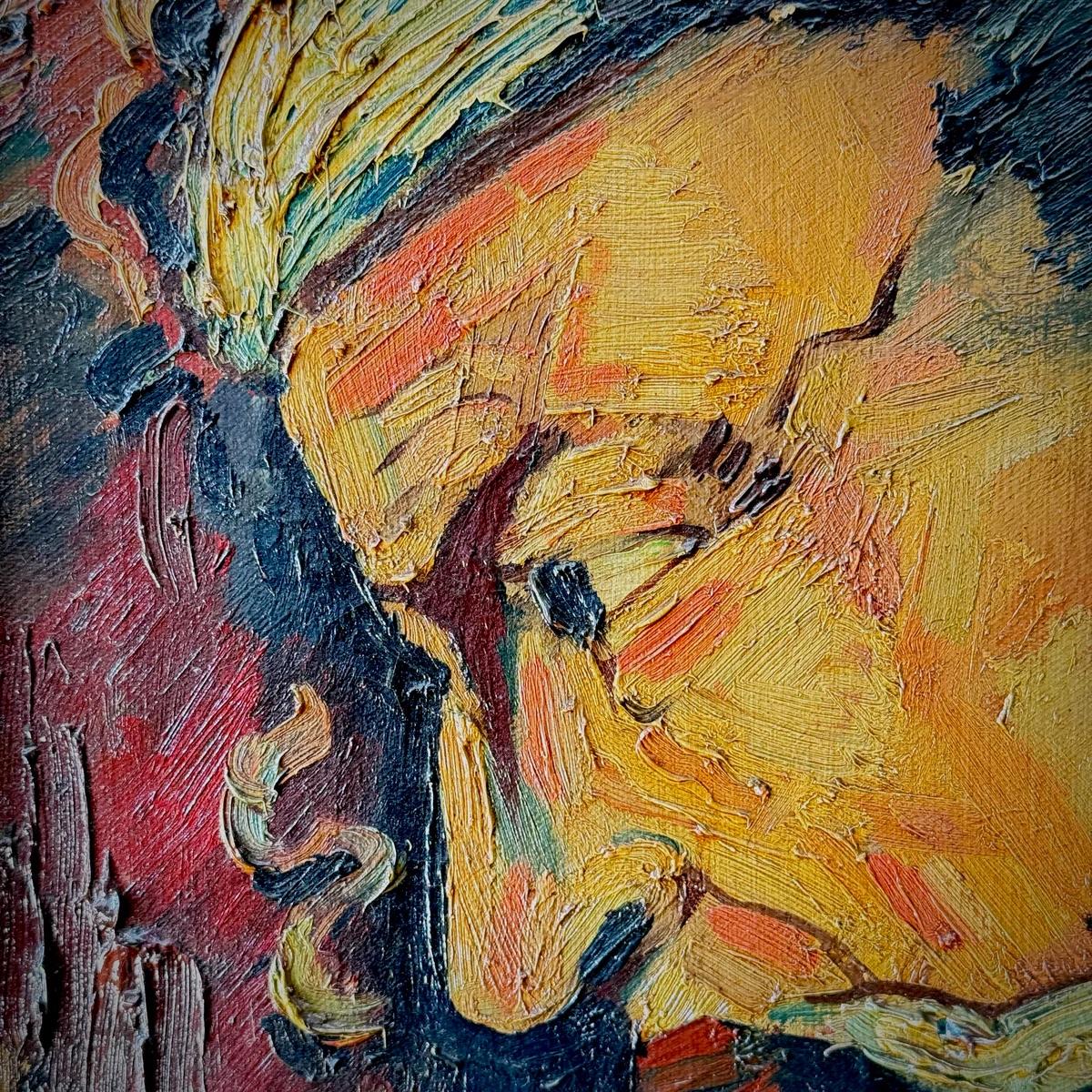 Milieu du XXe siècle Peinture à l'huile en vente