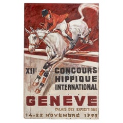 Ölgemälde „Geneve Equestrian“ von Collective BAP