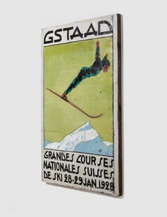 Oil Painting "GSTAAD SKI" by Collective BAP