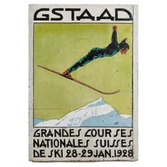 Oil Painting "GSTAAD SKI" by Collective BAP