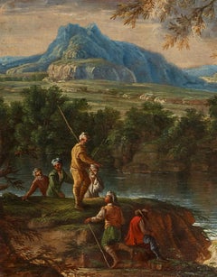 Oil Painting, Italy, 18th Century, Workshop of Andrea Locatelli