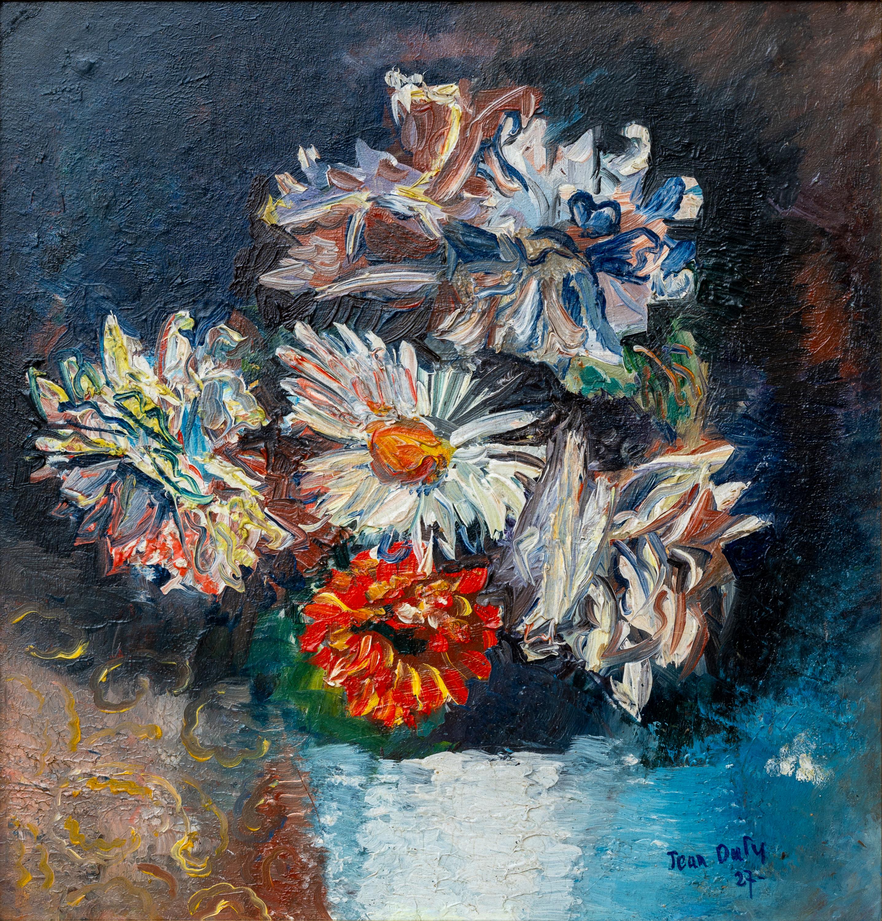 Quadro, Natura morta con mazzo di fiori, Jean Dufy (1888 - 1964), olio su tela, 1927, firmato e datato

Jean Dufy nacque a Le Havre, in Francia, in una famiglia di grande talento artistico. Vendette le sue prime opere d'arte al Cercle de l'Art
