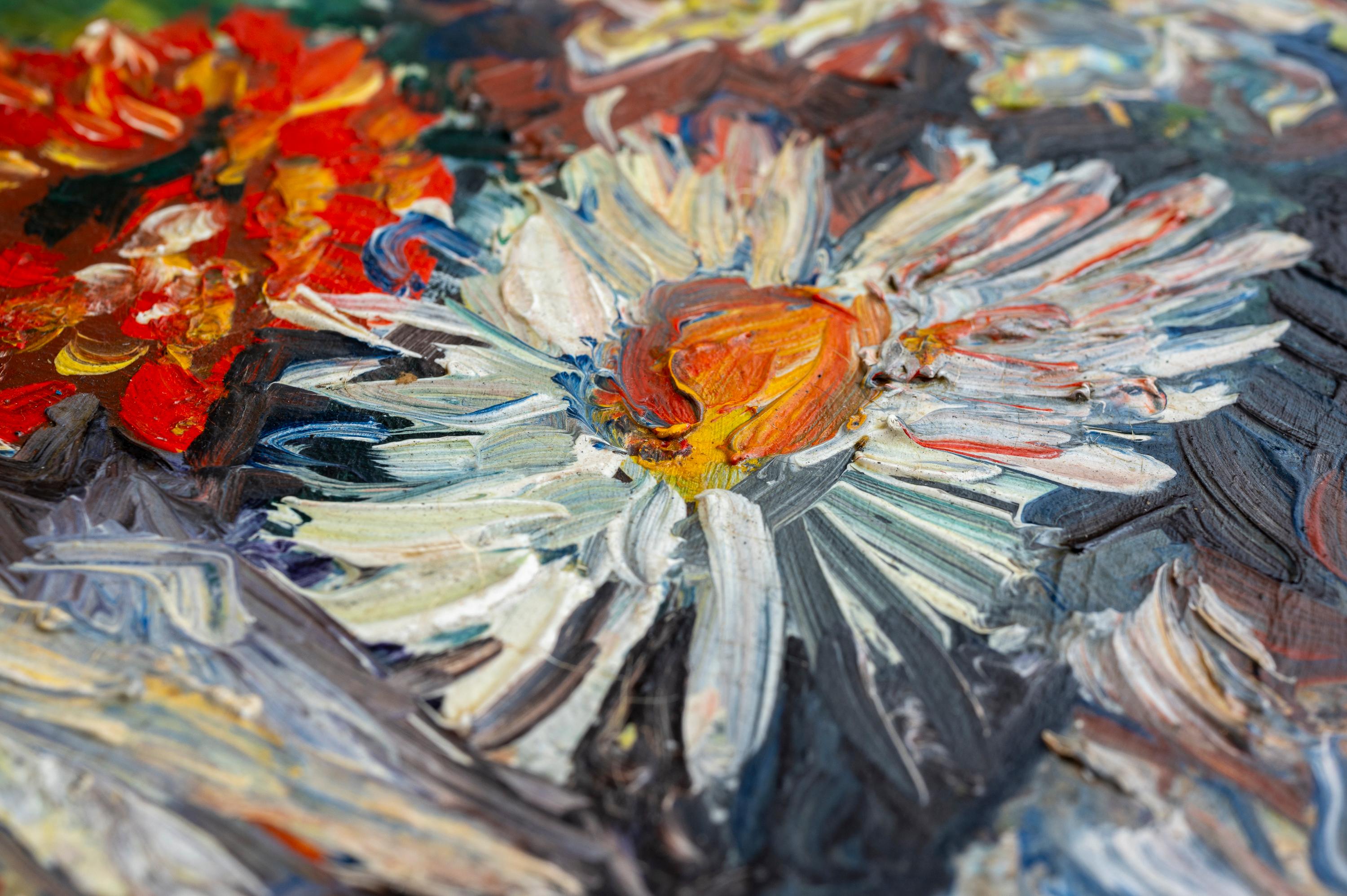 Austriaco Pittura a olio Jean Dufy Natura morta con bouquet di fiori 1927 firmato francese in vendita