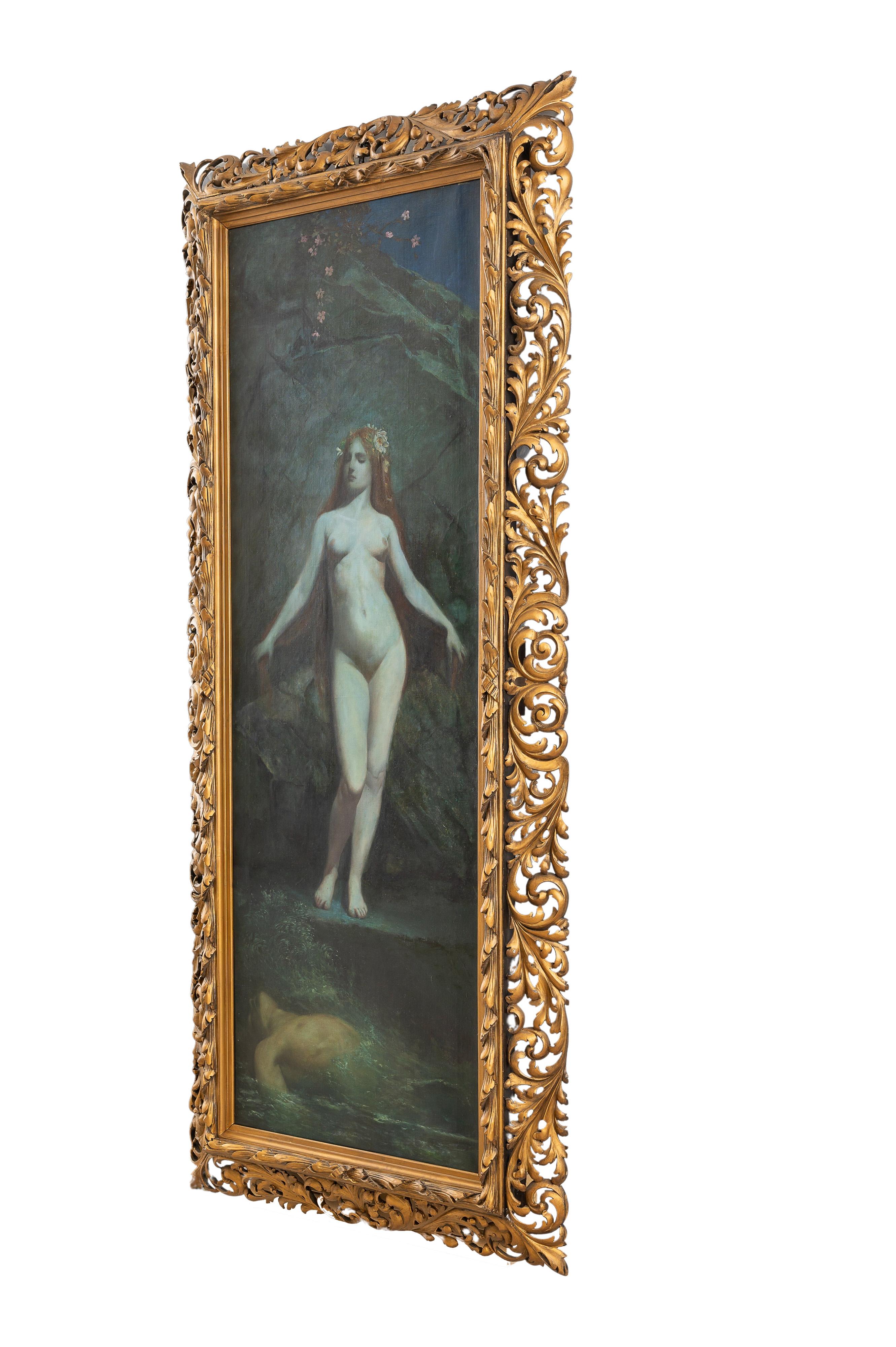 Jules Joseph Lefebvre (1834-1912) first came to Vienna when he exhibited at the Vienna World Exhibition in 1873. In 1879 he became honorable member of the Akademie of Fine Arts Vienna and was called to be a member of the jury of the First