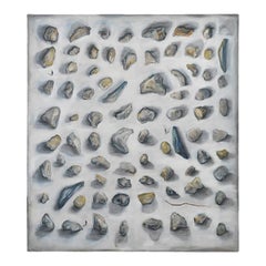 Oil painting, Modern, Minimalism, Stones, Shadows, New York