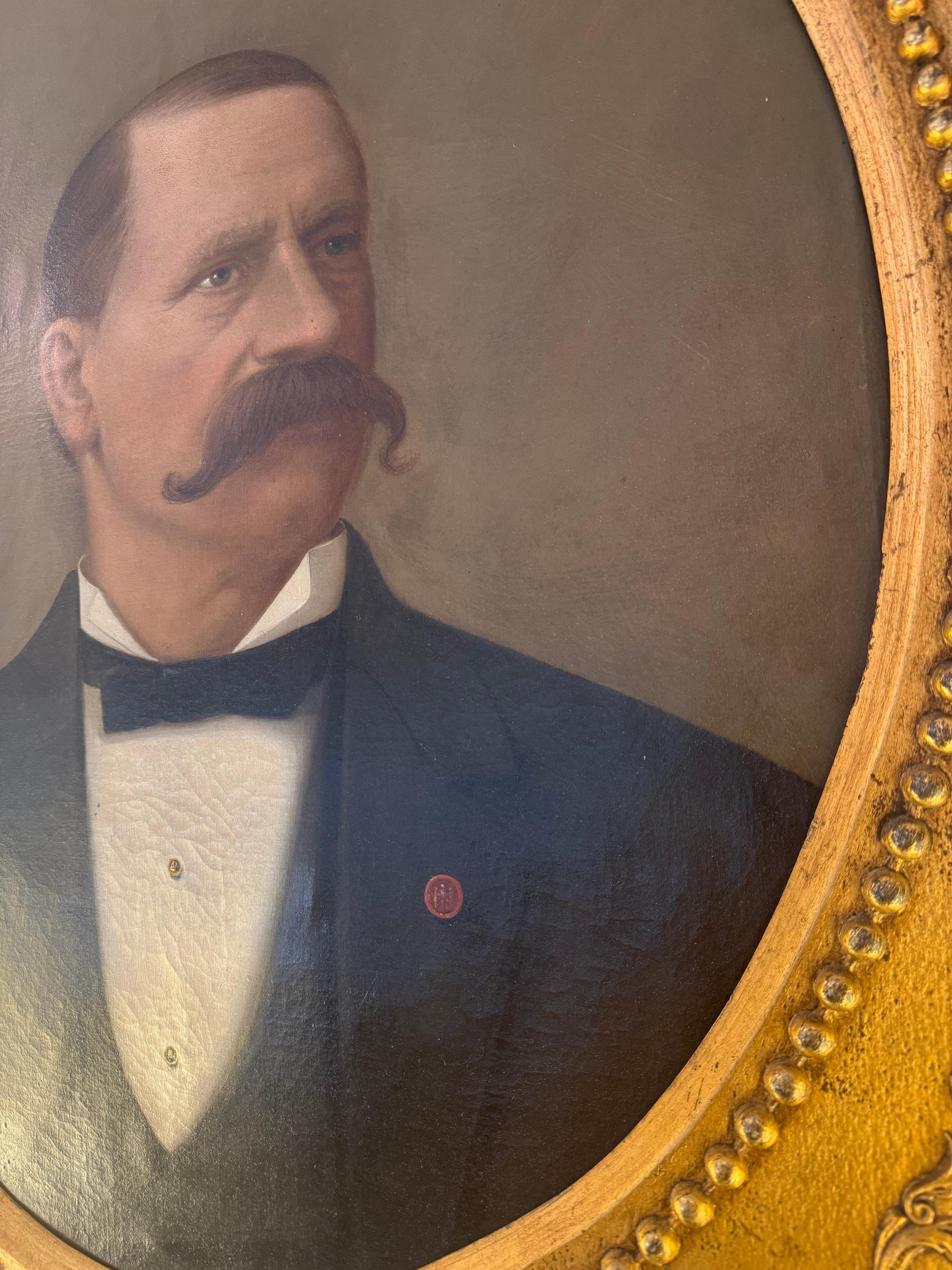 Oil Painting of a Gentleman For Sale at 1stDibs