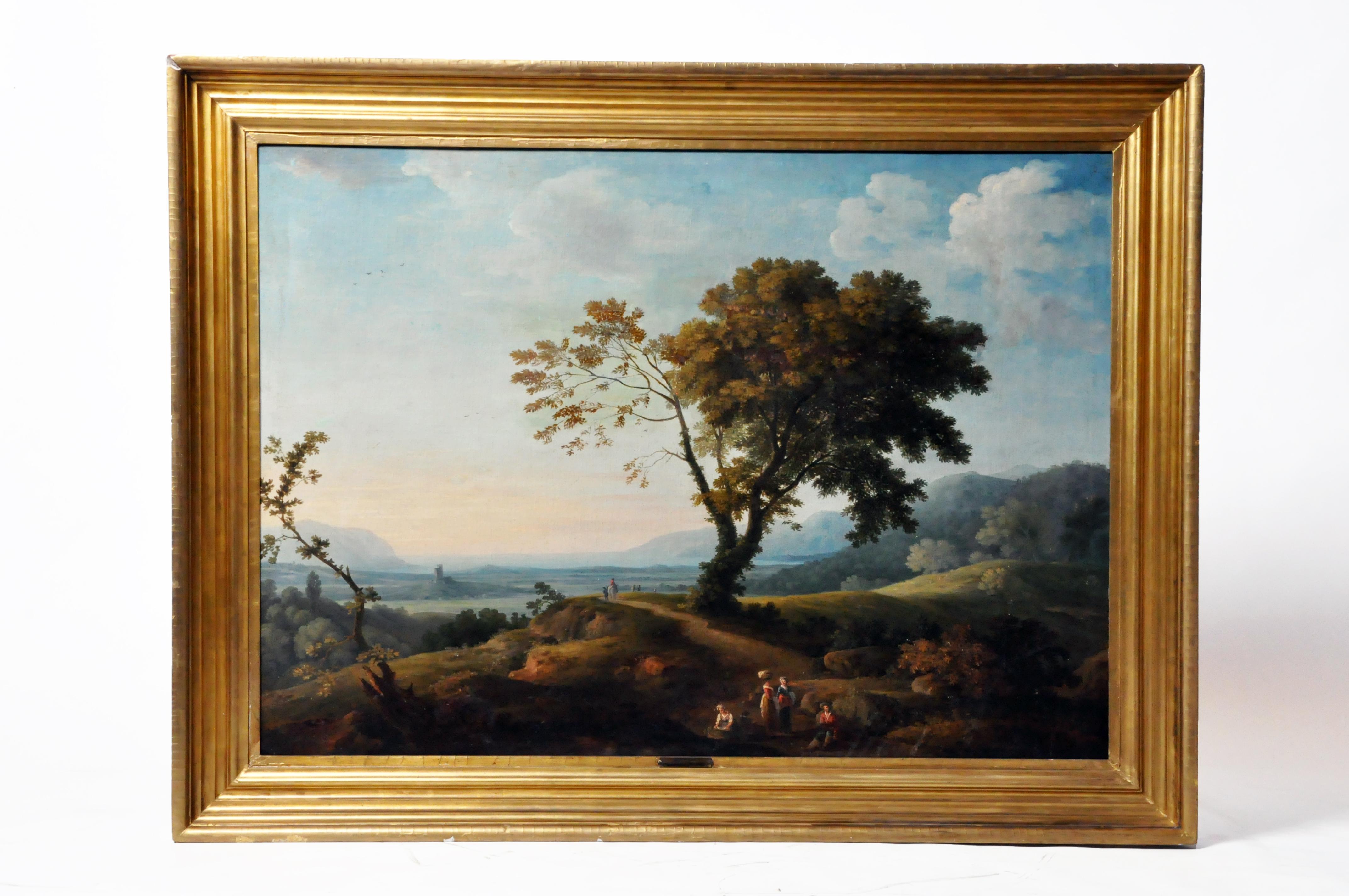Oil Painting of a Landscape In Good Condition In Chicago, IL