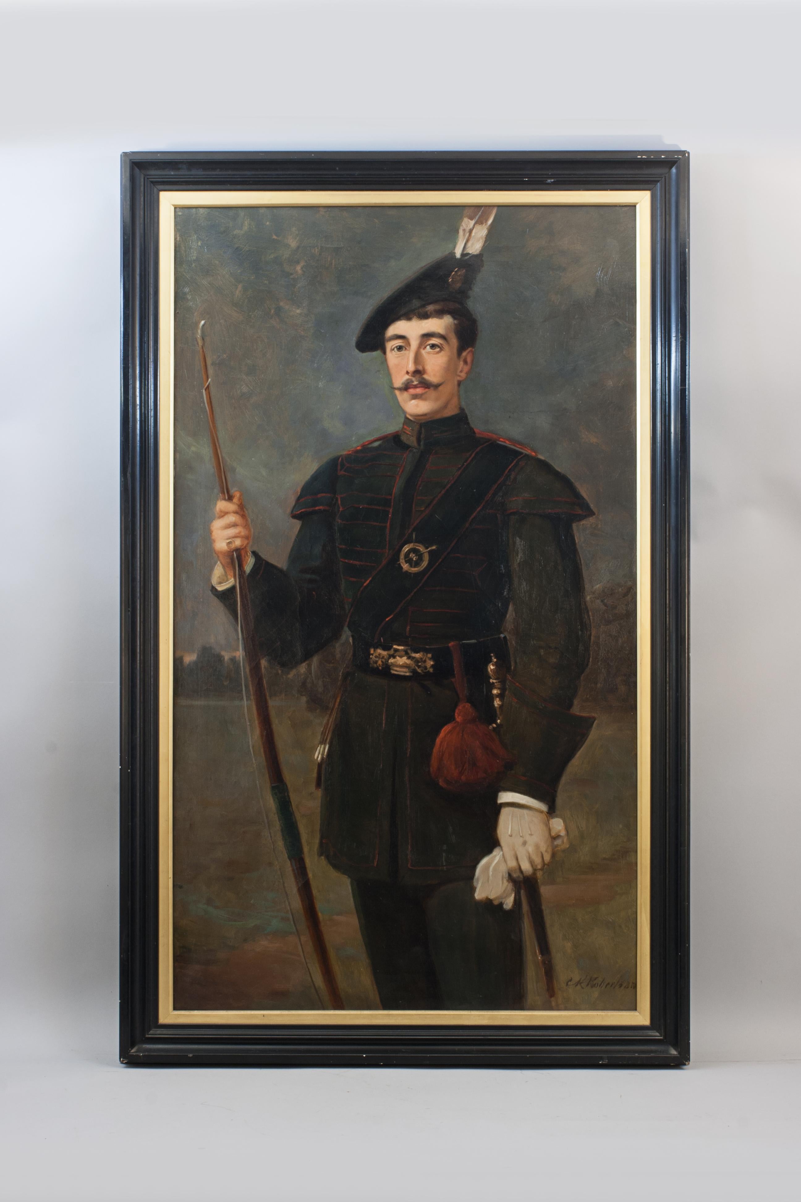 Oil Painting of a Member of the Royal Company of Archers 7