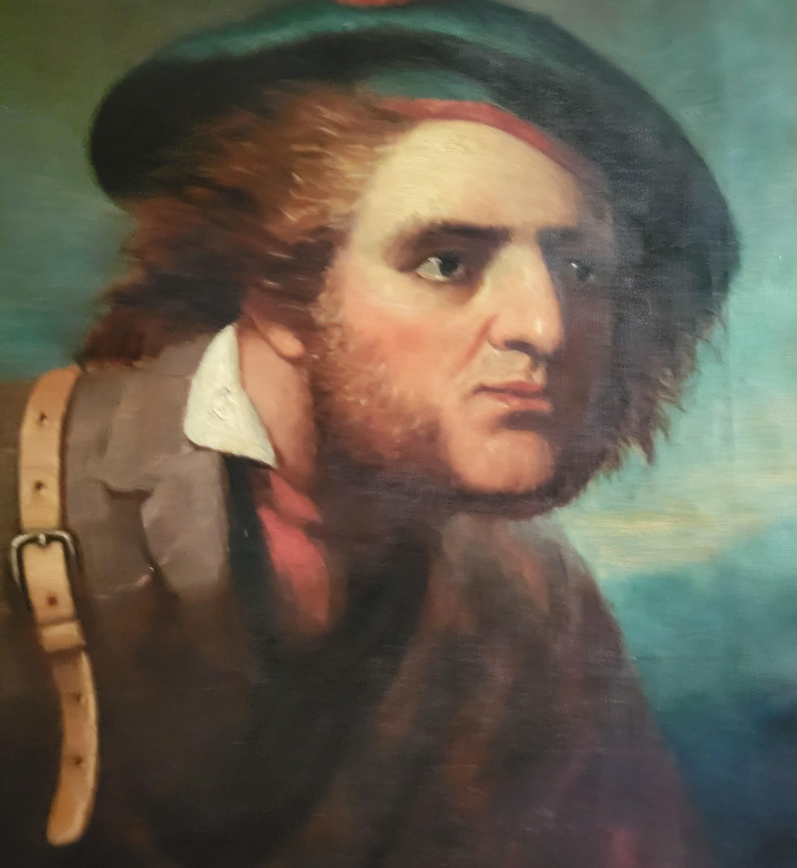 19th Century Oil painting of a Scottish gentleman hunter For Sale