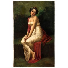 Oil Painting of a Woman
