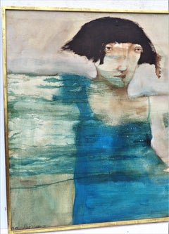 Gemälde einer Frau von Cathy Sennitt-Harbison:: 1966